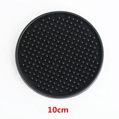4 Colors Rectangle Rubber Beer Bar Service Spill Mat for Table Cup Black Water Proof Anti-Skid Mat Glass Coaster Place Plate Mat